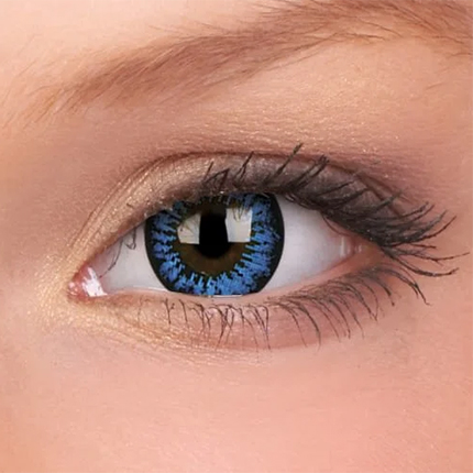Colourvue Power Cool Blue Contact Lens
