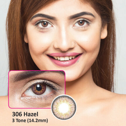 Angel Soft Hazel 306 contact lens