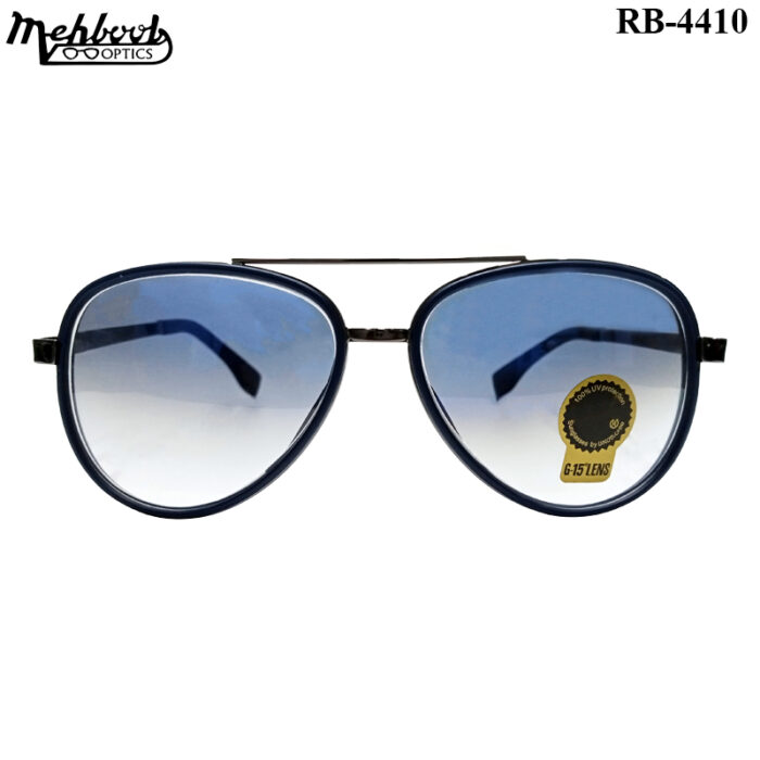 Double Bridge Metal Sunglass - Image 1