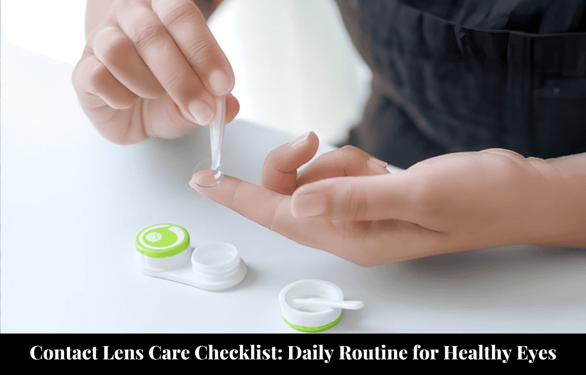 contact lens care checklist