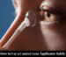contact lens applicator